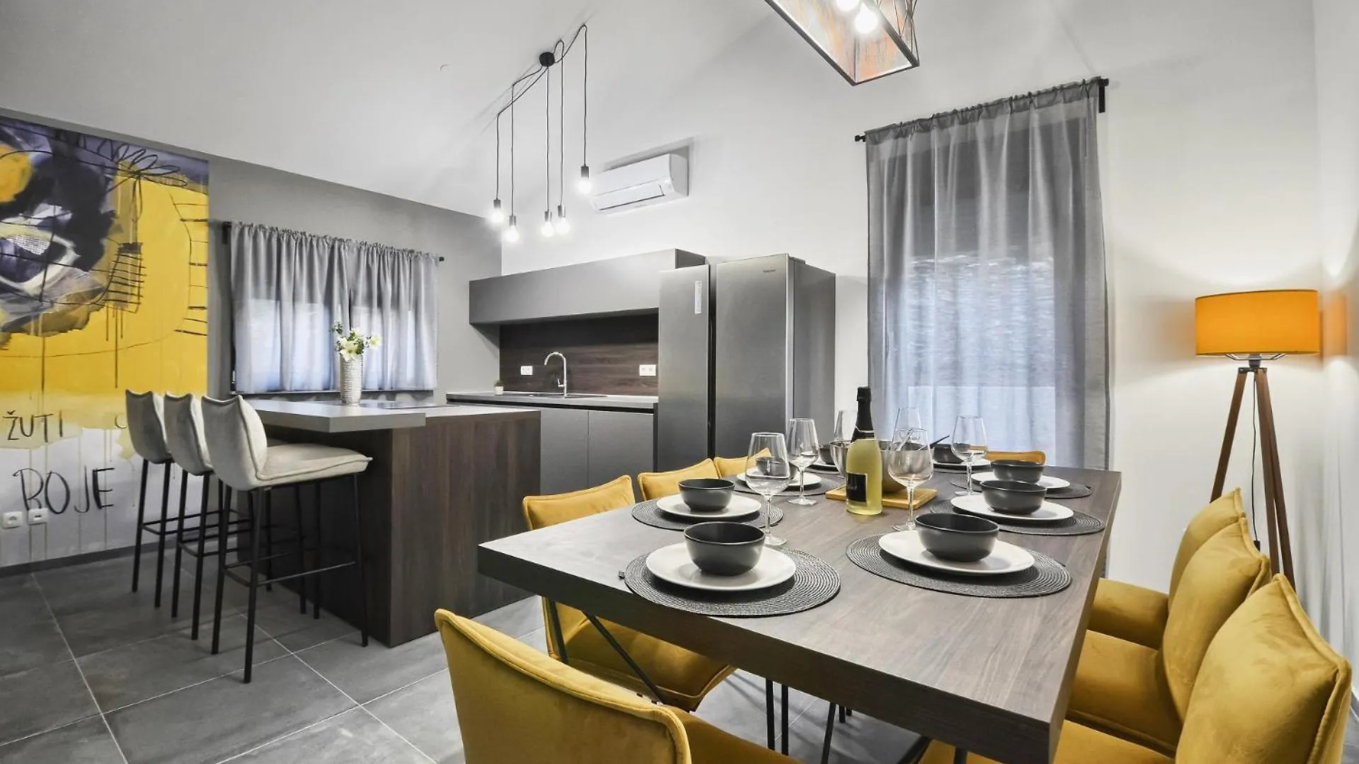 Villa Bellavu For 8 People With Playground & Sea View In Rakalj